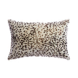 Shearling Leopard Square Pillow by Homelosophy