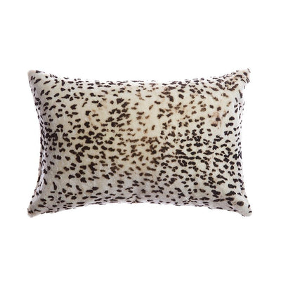 Shearling Leopard Lumbar Pillow by Homelosophy