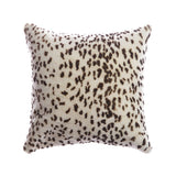 Shearling Leopard Square Pillow by Homelosophy