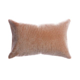 Shearling Salmon Lumbar Pillow by Homelosophy