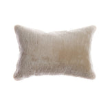 Shearling Sand Lumbar Pillow by Homelosophy