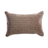 Shearling Striped Ultra Soft Pillow by Homelosophy