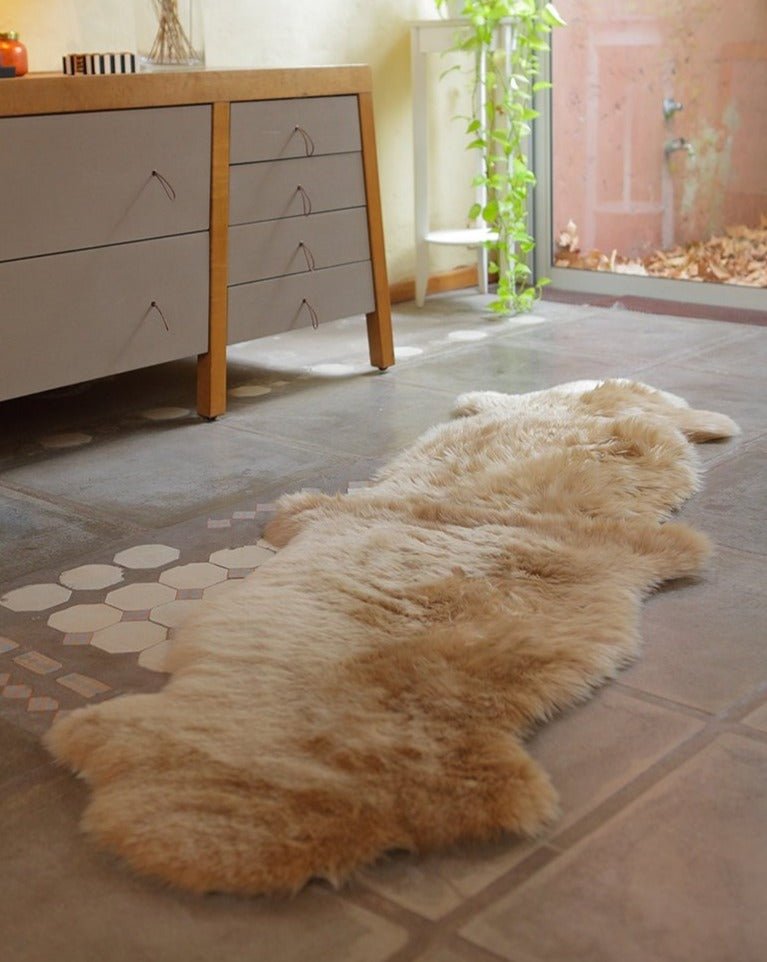 Sheepskin Runner Rug by Homelosophy