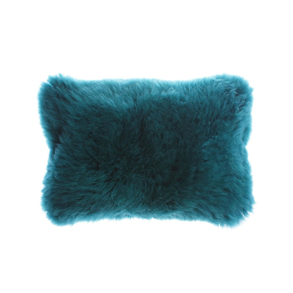 Sheepskin Fur Pillow by Homelosophy