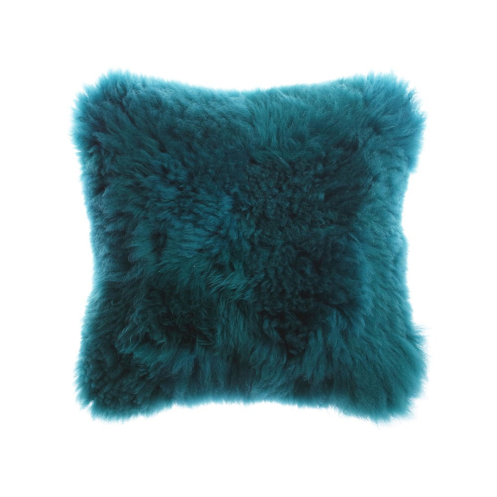 Sheepskin Fur Pillow by Homelosophy