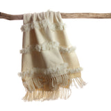 Fringe Throw Blanket by Homelosophy