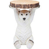 Side Table Animal Polar Bear Ø37cm by DEKOR - main product image for Resin Society