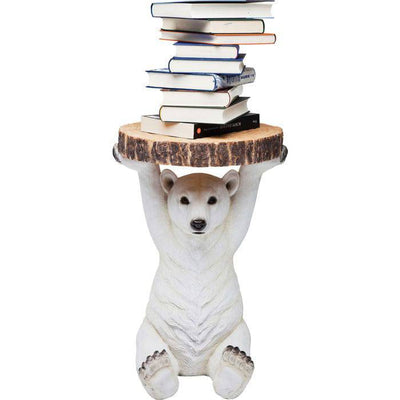 Side Table Animal Polar Bear Ø37cm by DEKOR - product image 4 for Resin Society