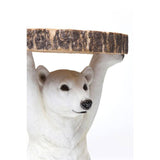 Side Table Animal Polar Bear Ø37cm by DEKOR - product image 6 for Resin Society