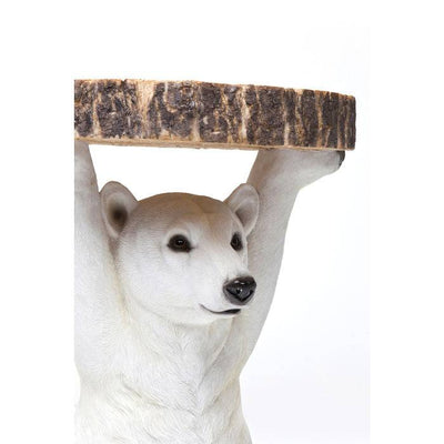 Side Table Animal Polar Bear Ø37cm by DEKOR - product image 6 for Resin Society