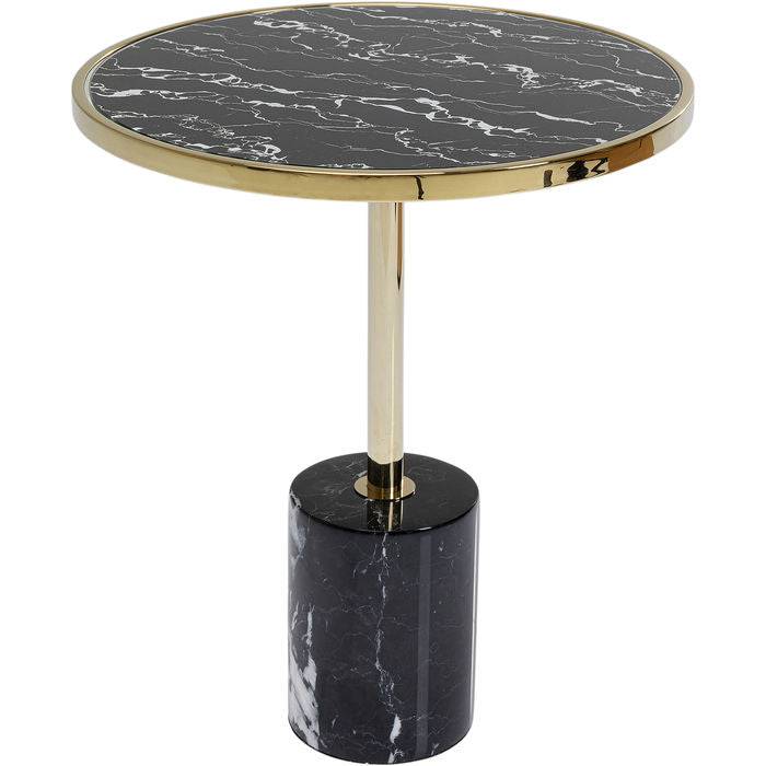 Side Table San Remo Base Black Ø46cm by DEKOR - main product image for Resin Society