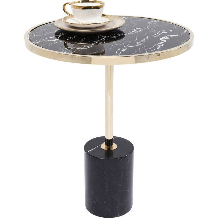 Side Table San Remo Base Black Ø46cm by DEKOR - product image 3 for Resin Society