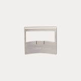 CRISTEL USA Stainless Steel Side Handle shown attached to cookware with brushed metal finish