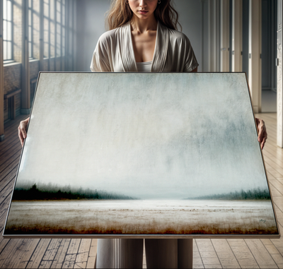 Canvas Print: "Silent Expanse" by Tailored Canvases - product image 2 for Resin Society