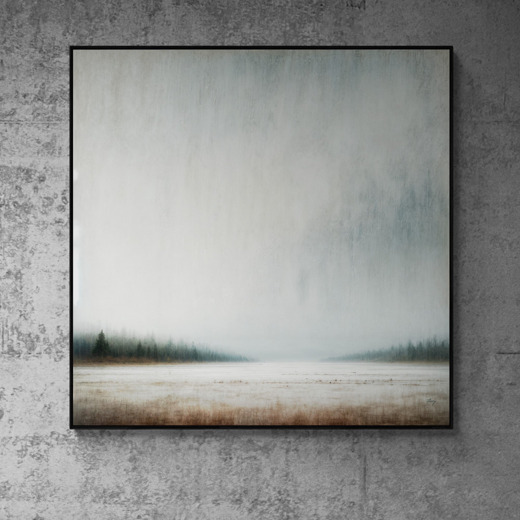 Canvas Print: "Silent Expanse" by Tailored Canvases - product image 4 for Resin Society