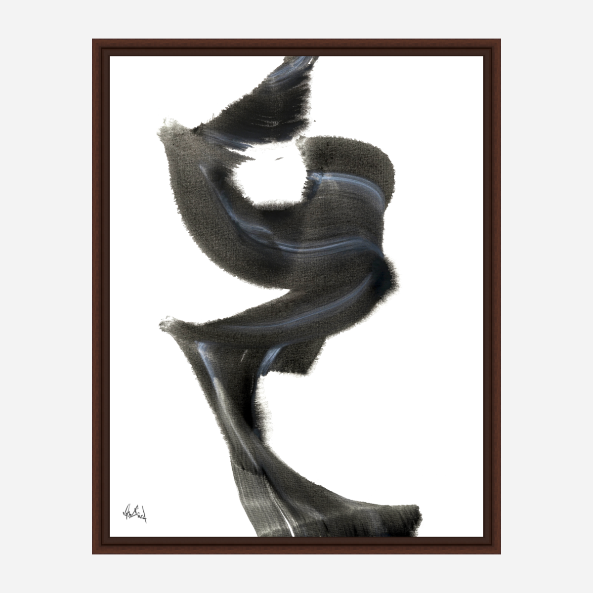 Silhouette I Artist Enhanced Canvas Print by John Beard Collection - product image 5 for Resin Society