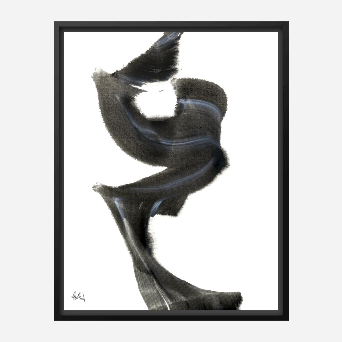 Silhouette I Artist Enhanced Canvas Print by John Beard Collection - product image 7 for Resin Society