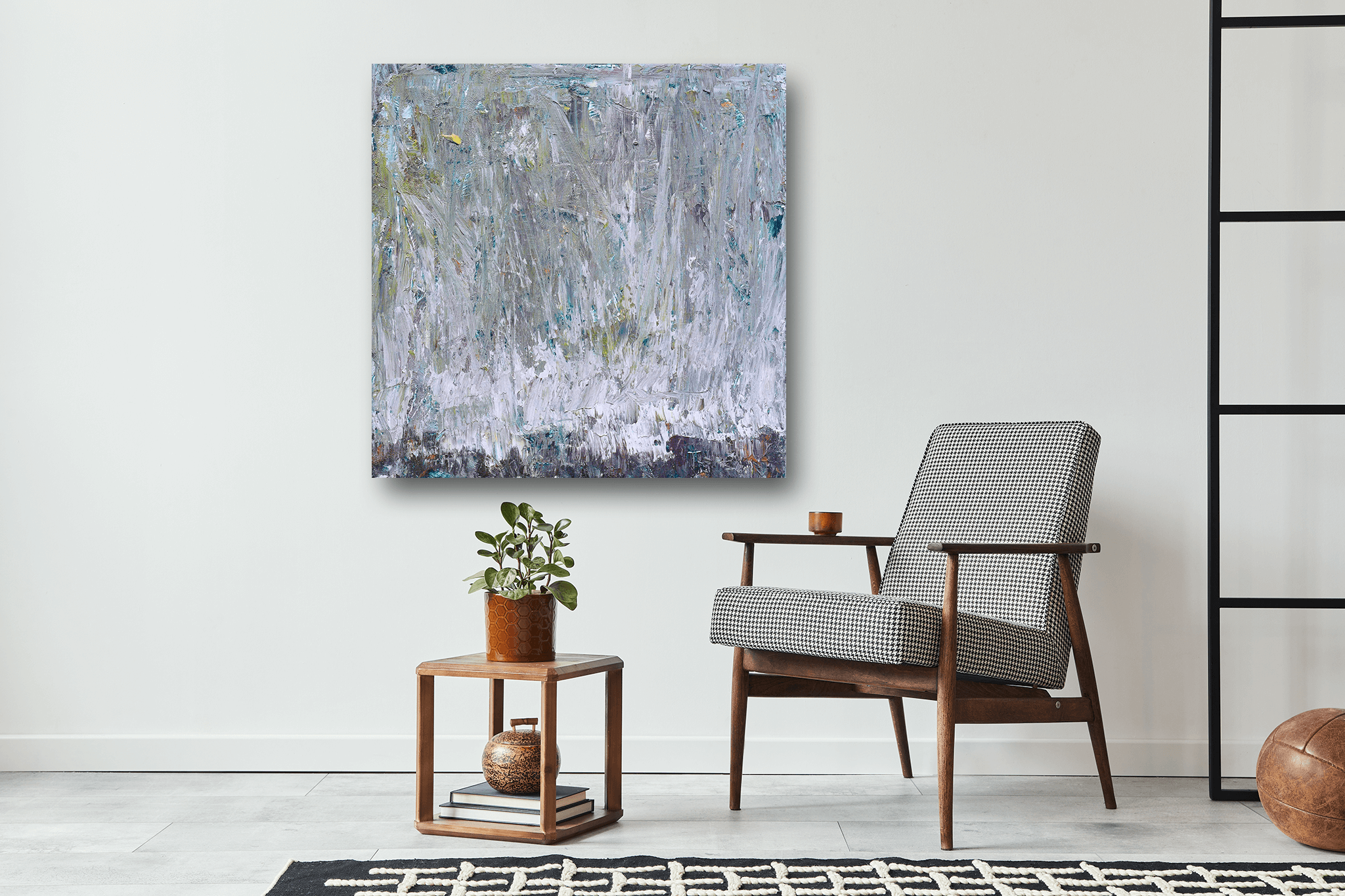 Silver Shadow Artist Enhanced Canvas Print by John Beard Collection - product image 2 for Resin Society