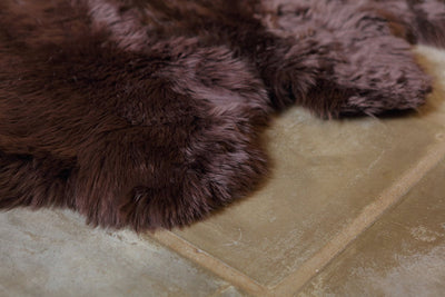 Single Fur Rug by Homelosophy