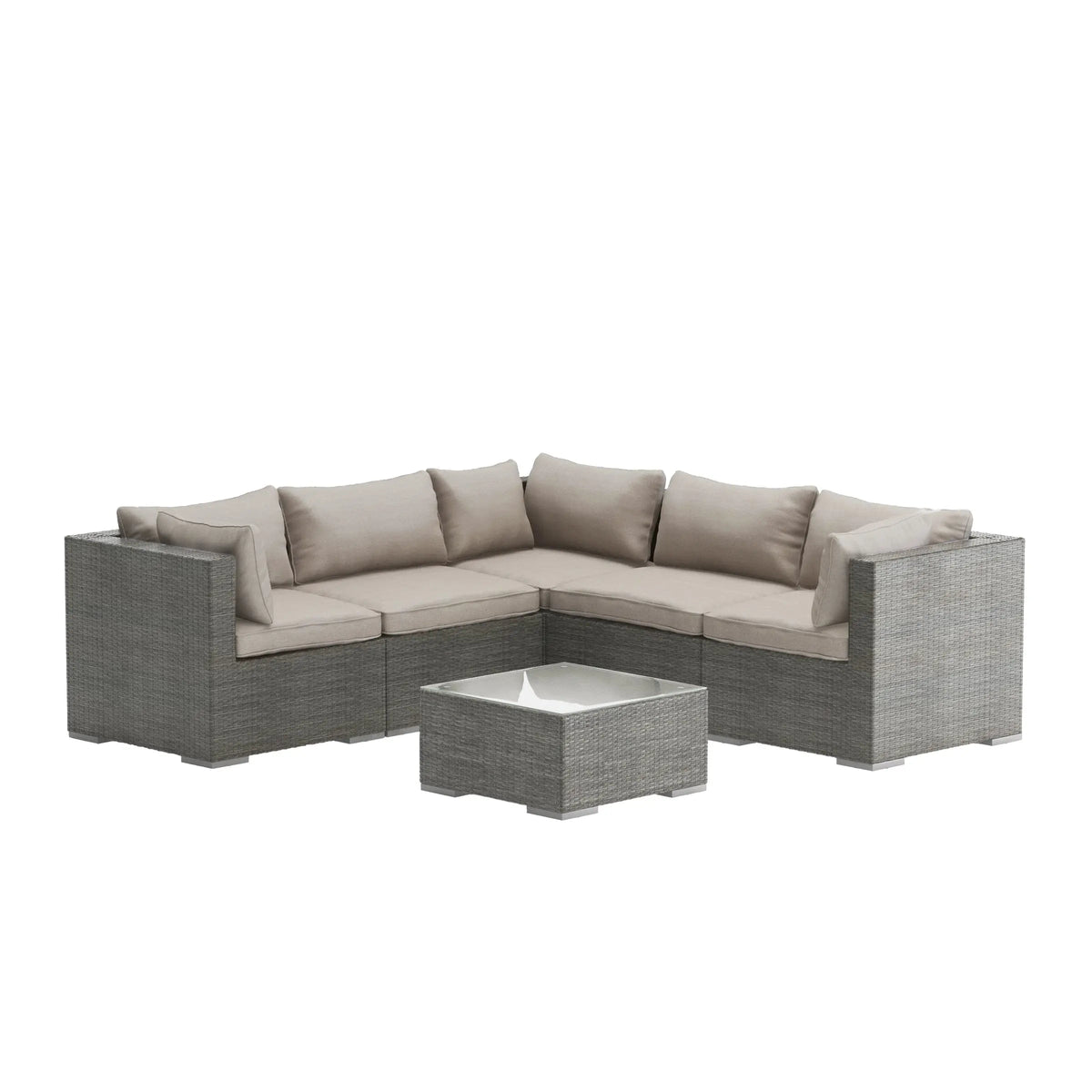 Sino Wicker Sofa Set by Fire Sense/Balkene Home - main product image for Resin Society