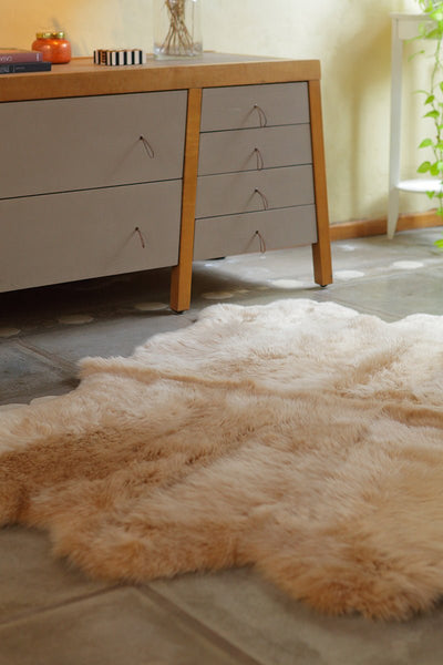 Six Piece Sheepskin Area Rug by Homelosophy