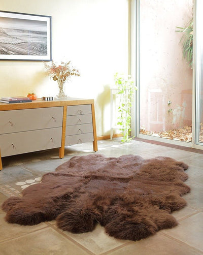 Six Piece Sheepskin Area Rug by Homelosophy