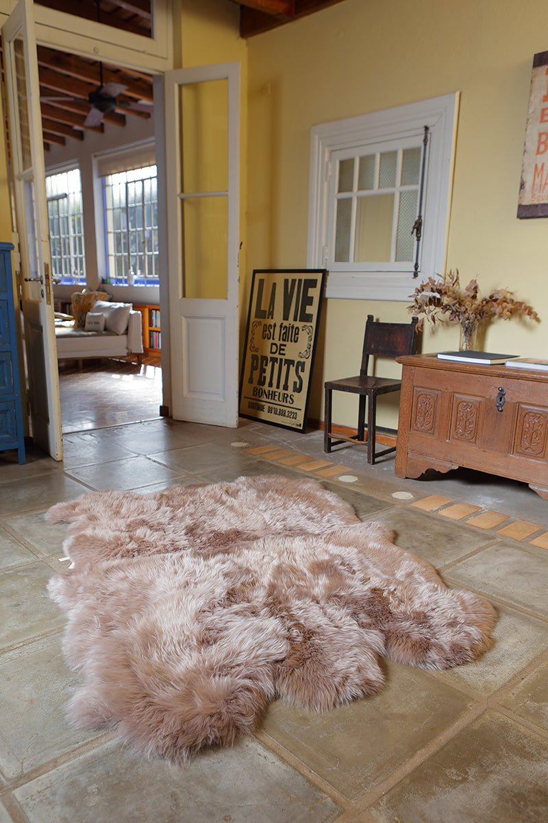 Six Piece Sheepskin Area Rug by Homelosophy