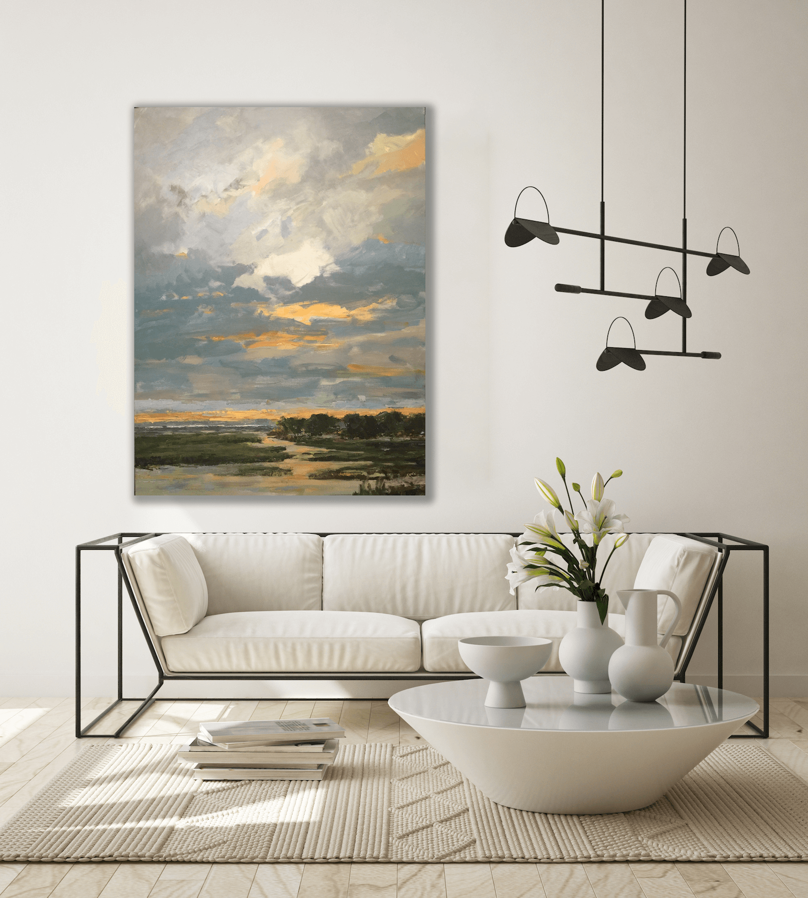 Skyfire Artist Enhanced Canvas Print by John Beard Collection - product image 3 for Resin Society