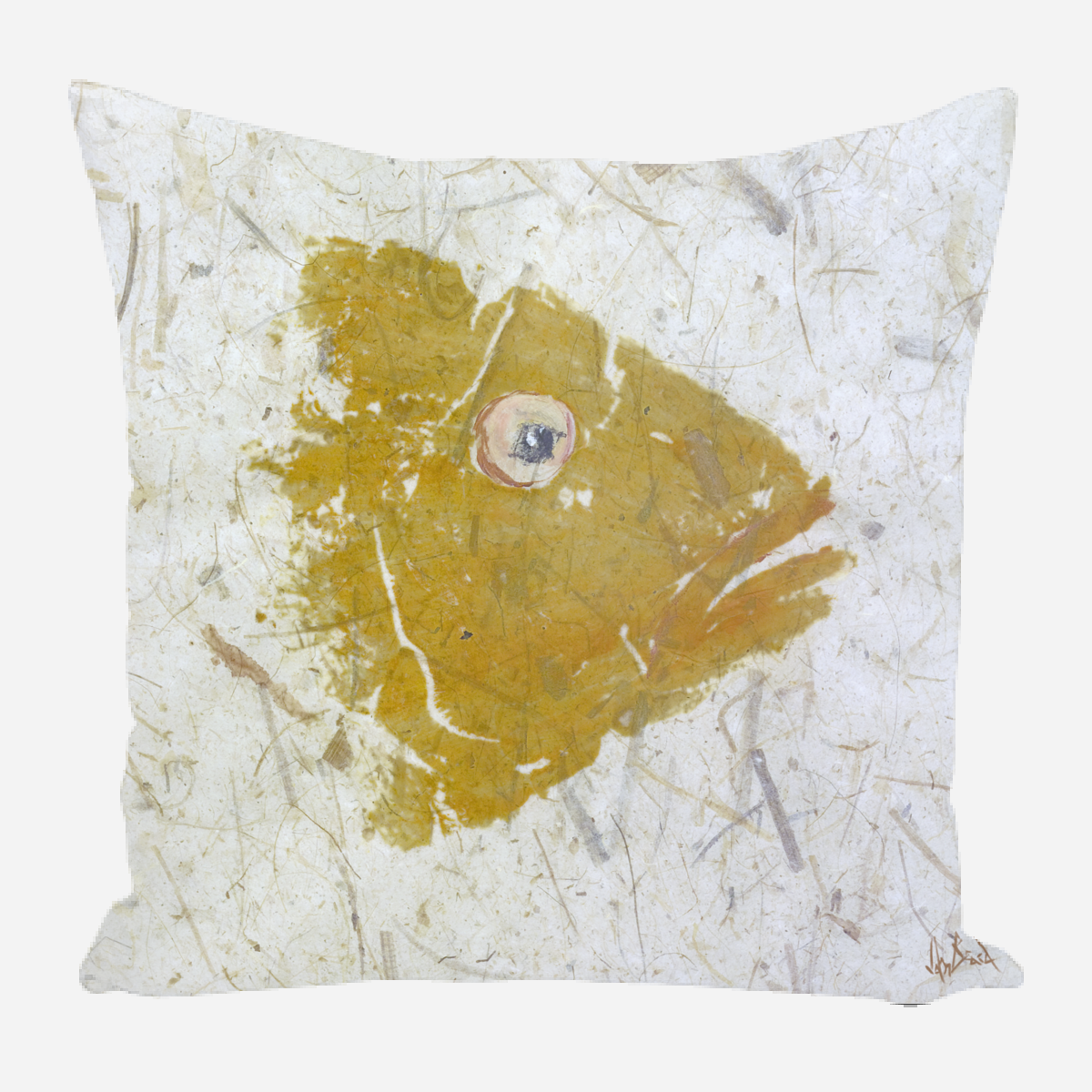 Snapper Yellow Pillow by John Beard Collection - main product image for Resin Society