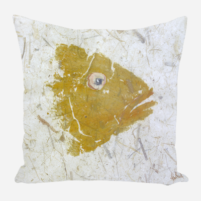Snapper Yellow Pillow by John Beard Collection - main product image for Resin Society