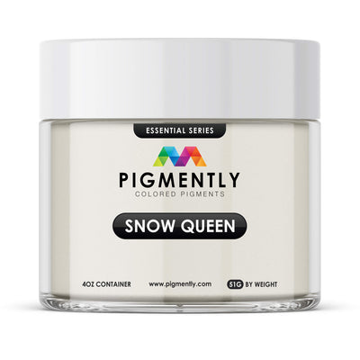 Snow Queen white mica epoxy powder pigment for resin crafts