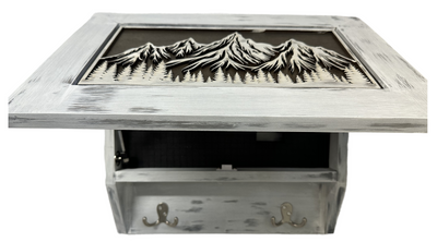 Hidden Gun Safe Coat Rack Snow Mountain Wall Decoration Concealed Shelf by Bellewood Designs - product image 14 for Resin Society