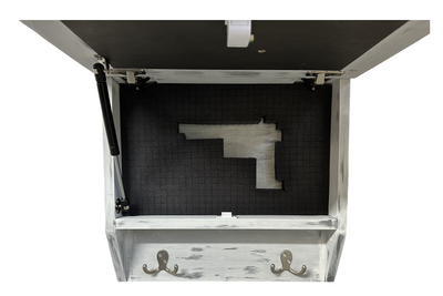 Hidden Gun Safe Coat Rack Snow Mountain Wall Decoration Concealed Shelf by Bellewood Designs - product image 13 for Resin Society
