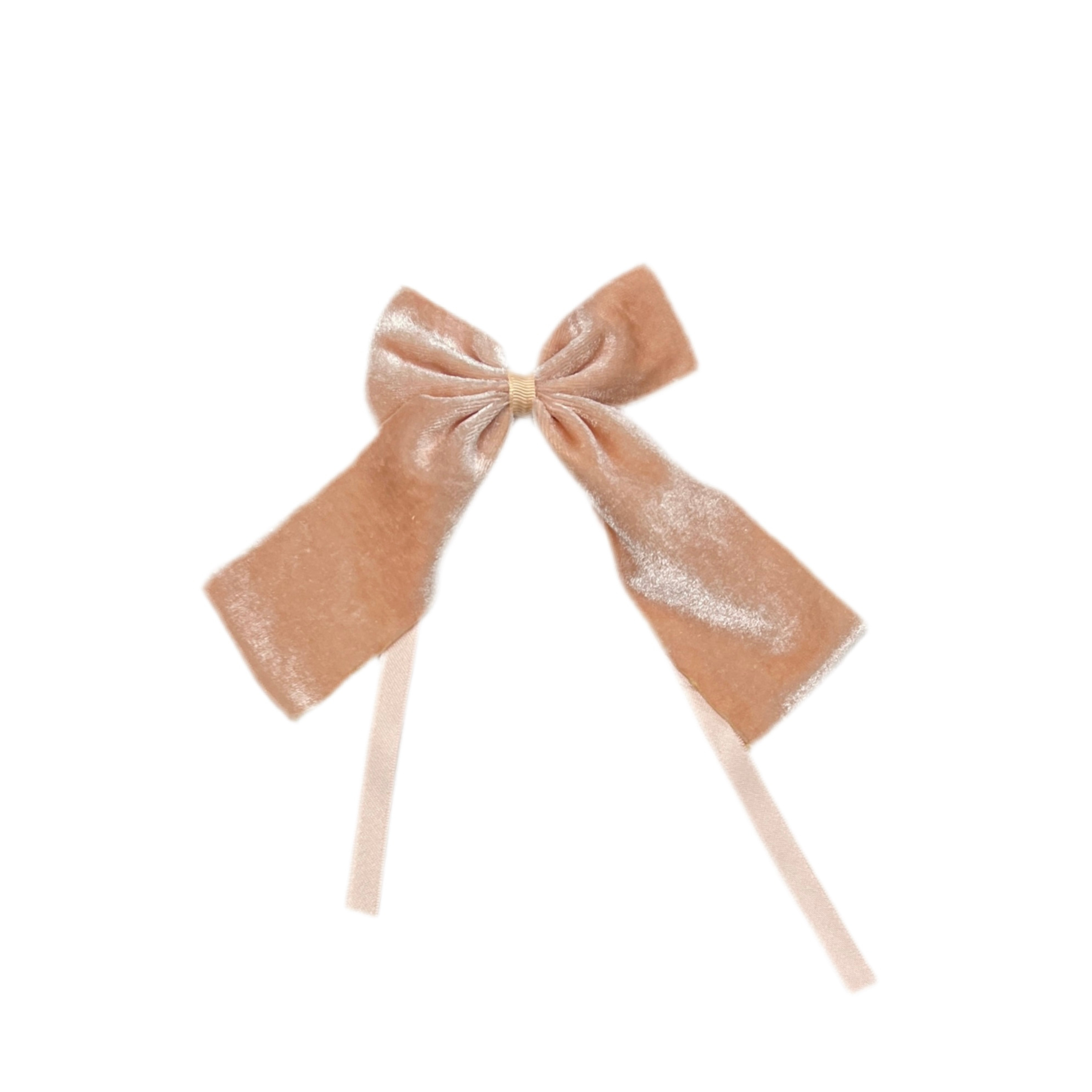 Soft Pink Velvet Napkin Bow Tie - Set of 6 by Ro'Table - product image 3 for Resin Society