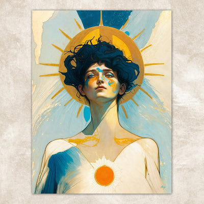 Canvas Print: "Solar Serenity II" by Tailored Canvases - product image 3 for Resin Society