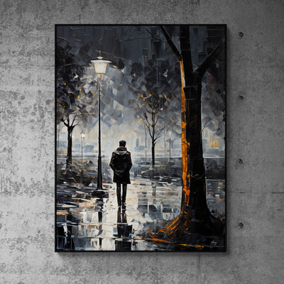 Canvas Print: "Solitary Reflection" by Tailored Canvases - main product image for Resin Society