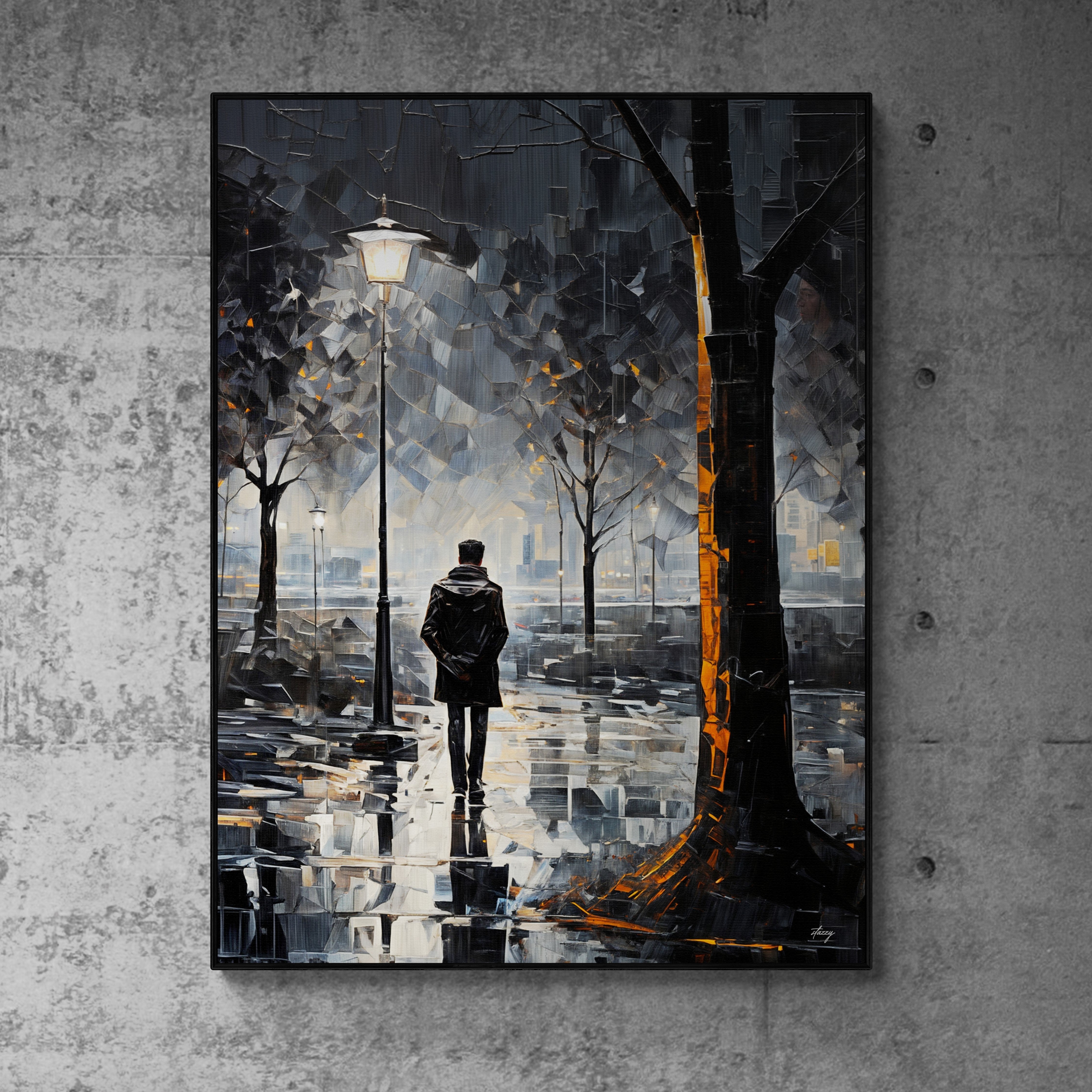 Canvas Print: "Solitary Reflection" by Tailored Canvases - main product image for Resin Society