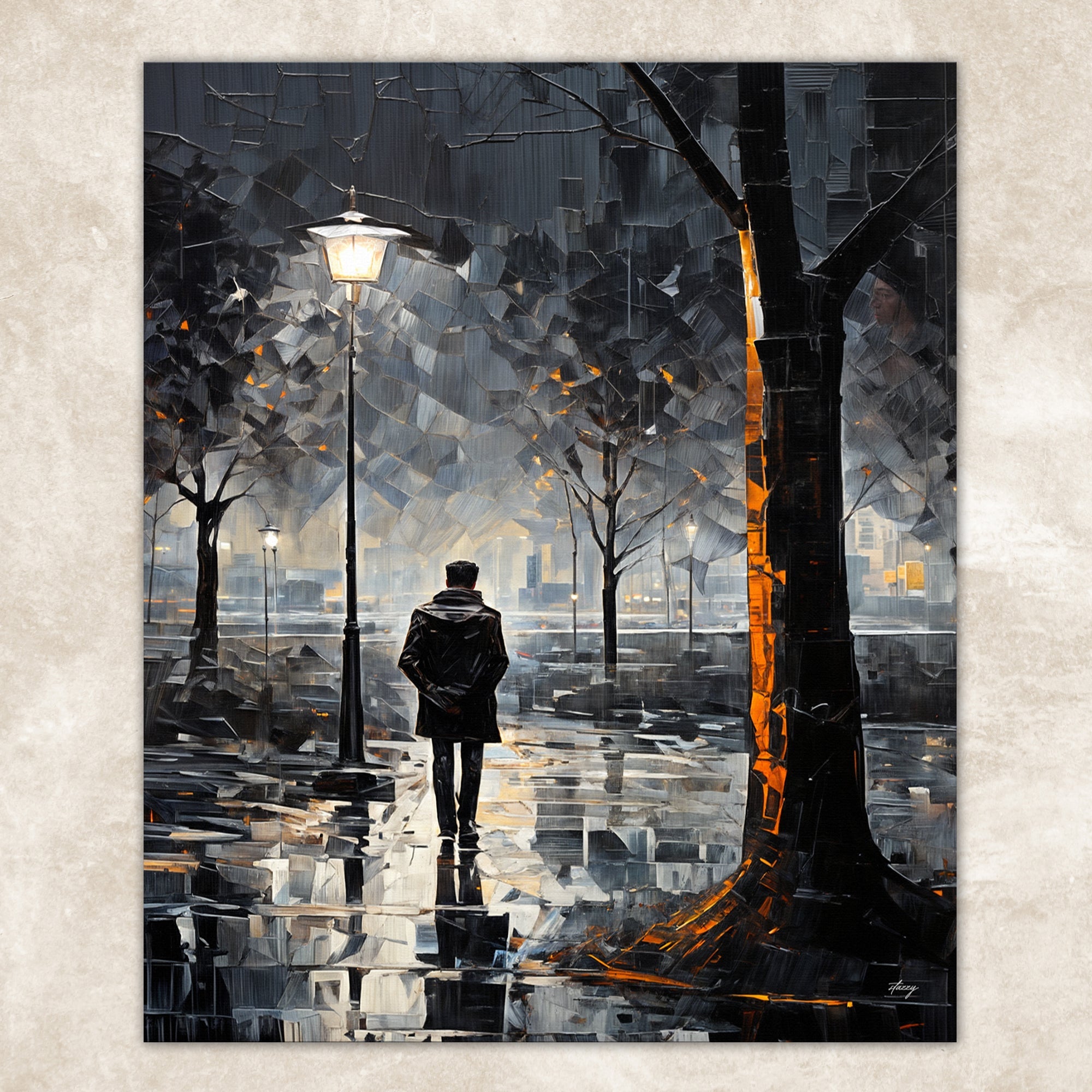 Canvas Print: "Solitary Reflection" by Tailored Canvases - product image 4 for Resin Society