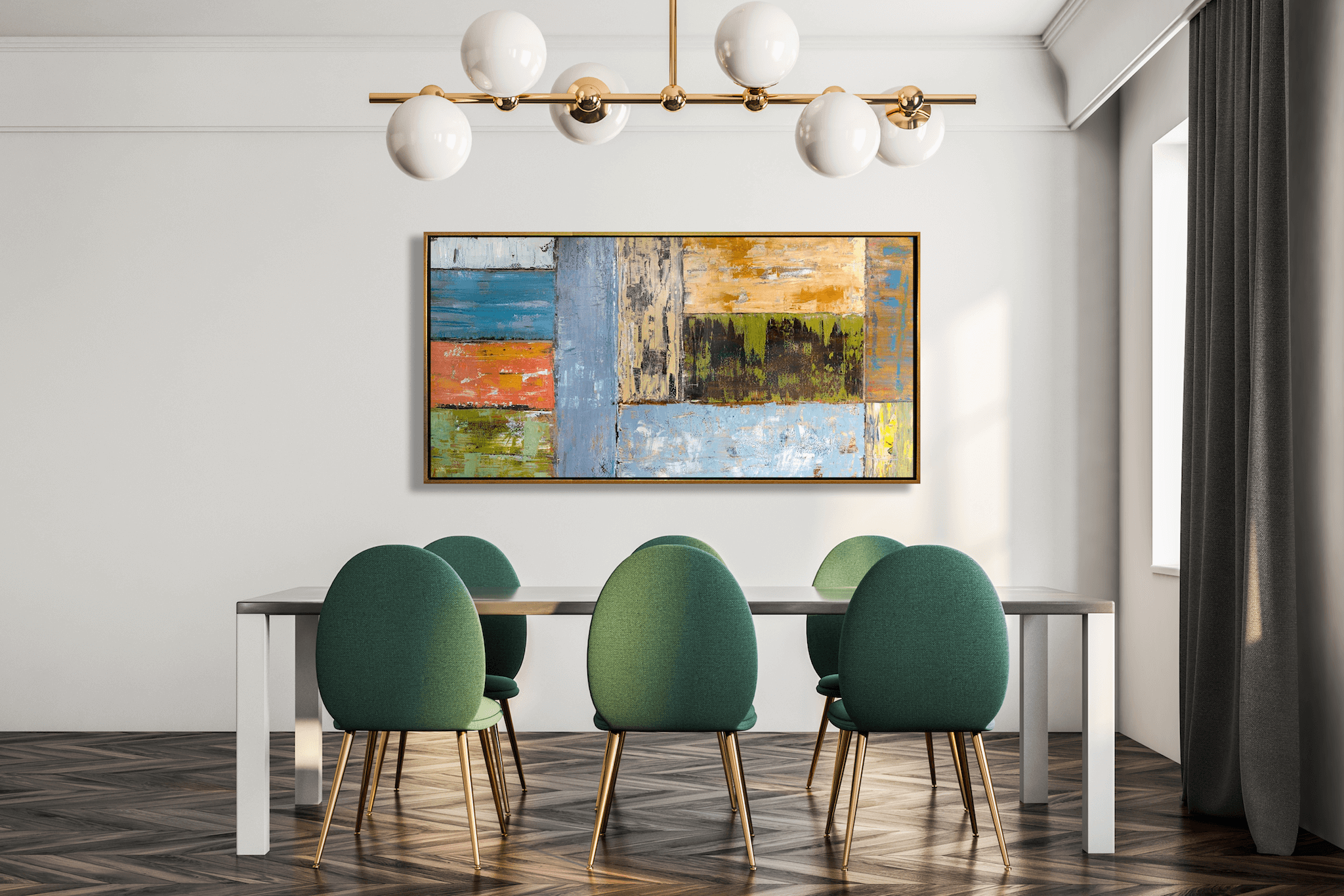 Spaces Artist Enhanced Canvas Print by John Beard Collection - product image 4 for Resin Society