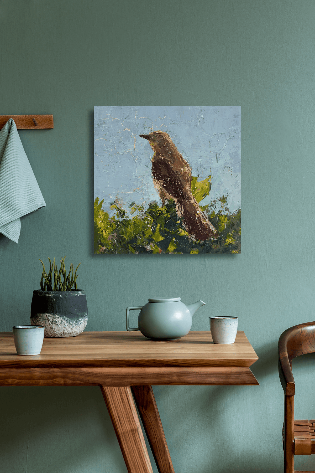 Sparrow Artist Enhanced Canvas Print by John Beard Collection - product image 2 for Resin Society