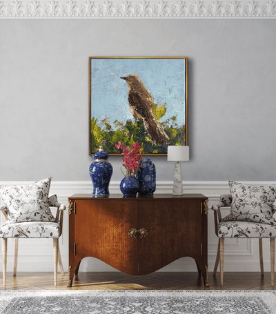 Sparrow Artist Enhanced Canvas Print by John Beard Collection - product image 3 for Resin Society