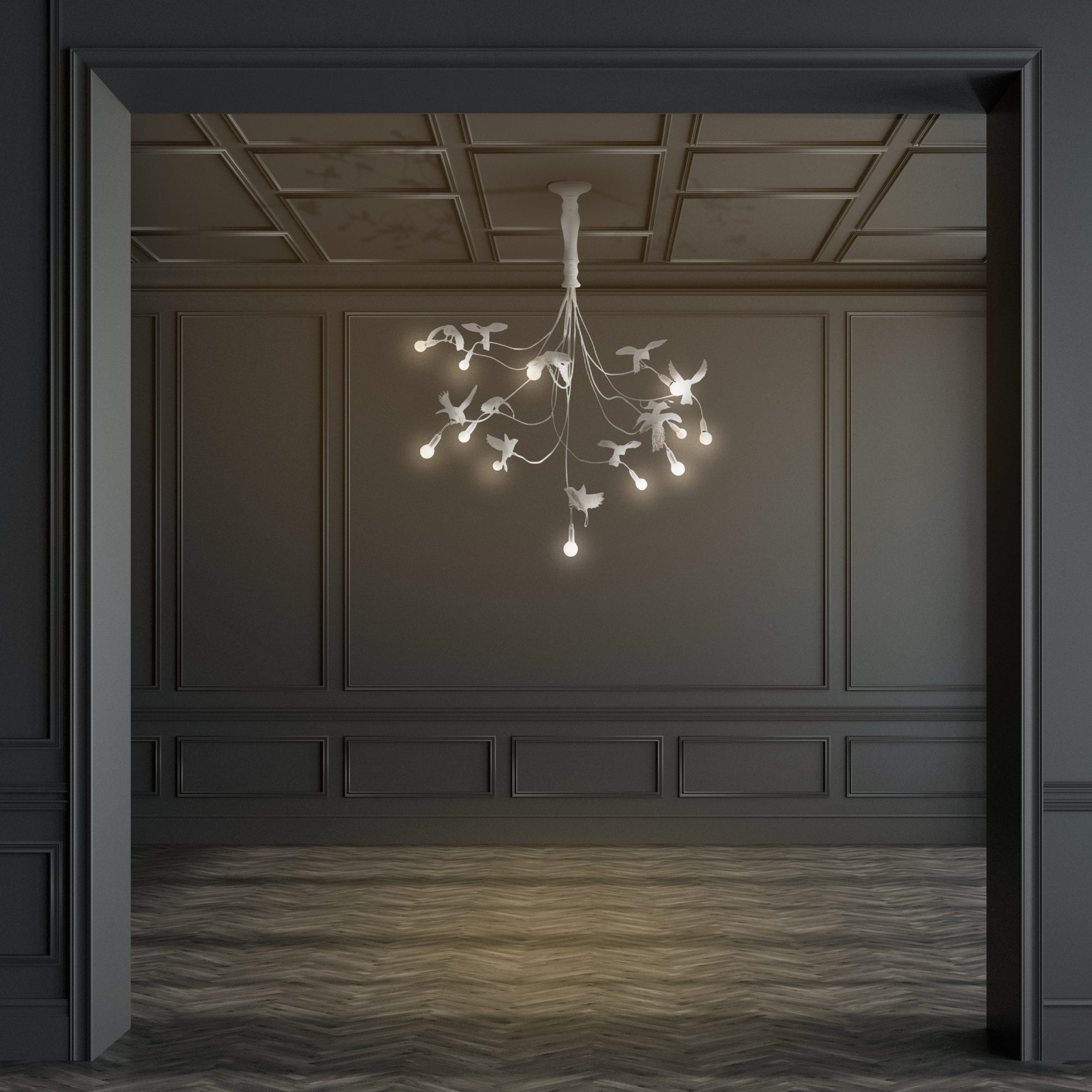 Sparrow Chandelier by DEKOR - product image 2 for Resin Society