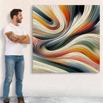 Canvas Print: "Spectral Swirl" by Tailored Canvases - product image 5 for Resin Society