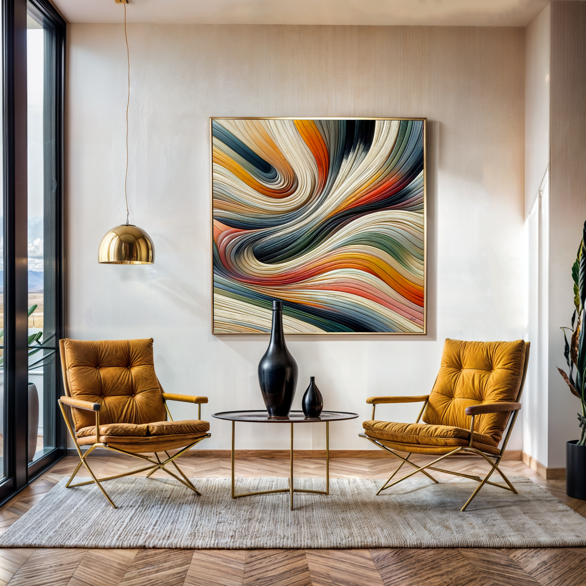 Canvas Print: "Spectral Swirl" by Tailored Canvases - product image 2 for Resin Society