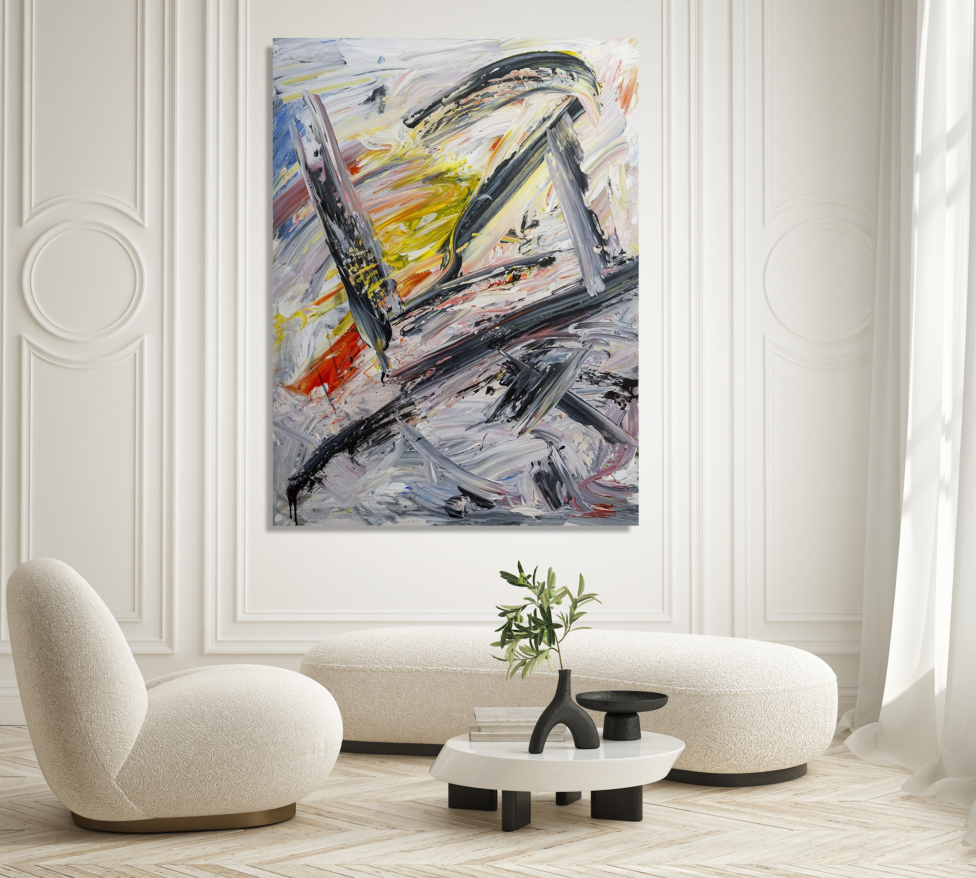 Splash Artist Enhanced Canvas Print by John Beard Collection - product image 4 for Resin Society