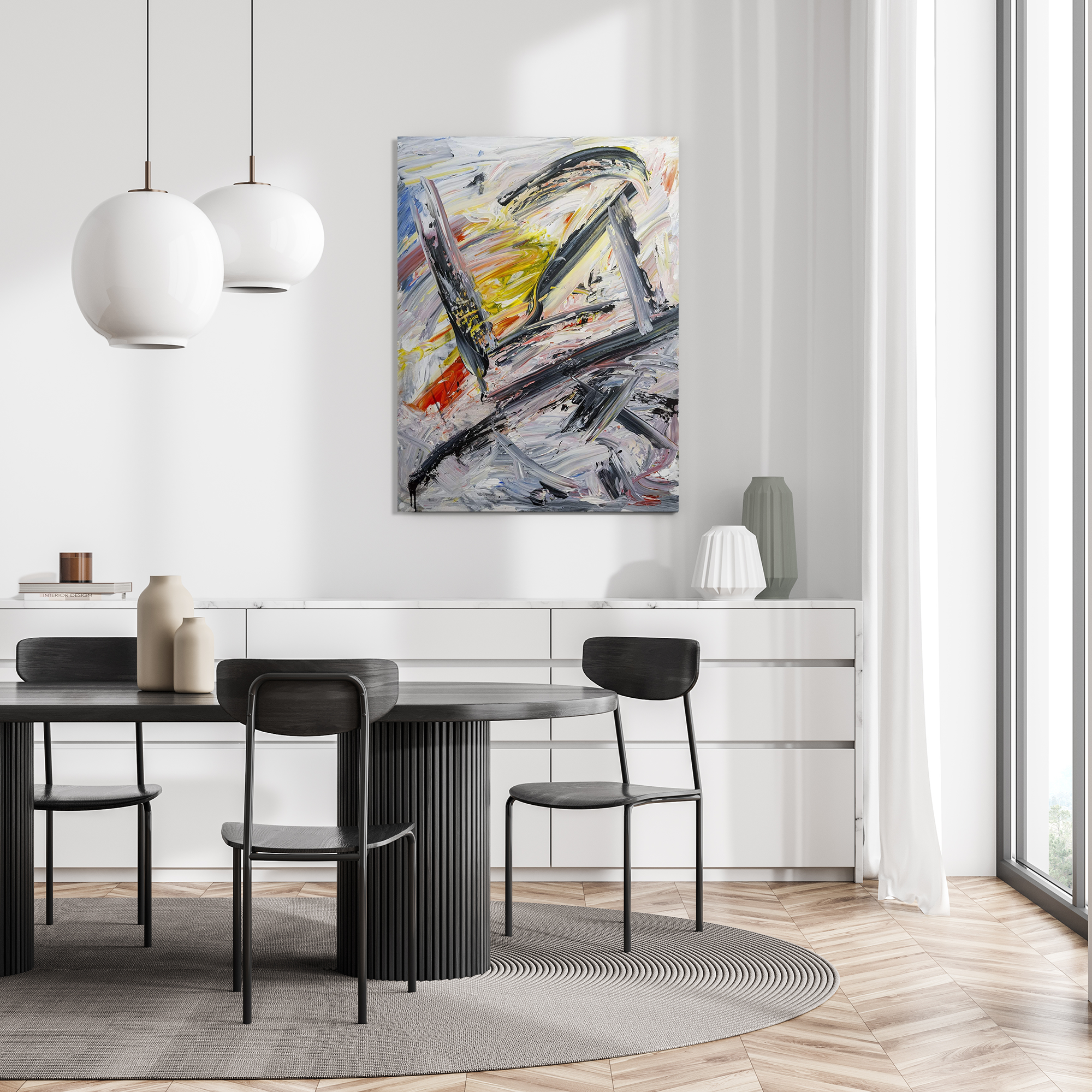 Splash Artist Enhanced Canvas Print by John Beard Collection - product image 3 for Resin Society