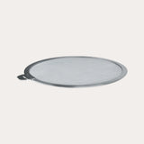 CRISTEL USA stainless steel splatter screen with brushed finish on stove