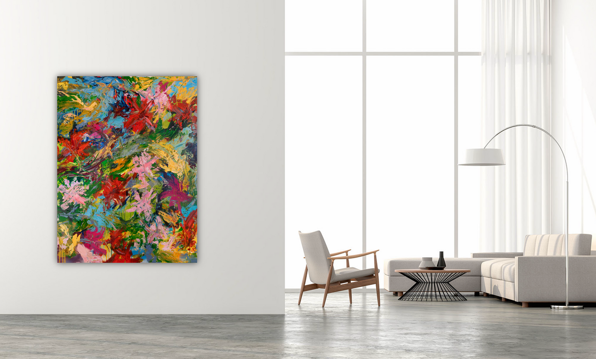 Spring Blooms Artist Enhanced Canvas Print by John Beard Collection - product image 3 for Resin Society