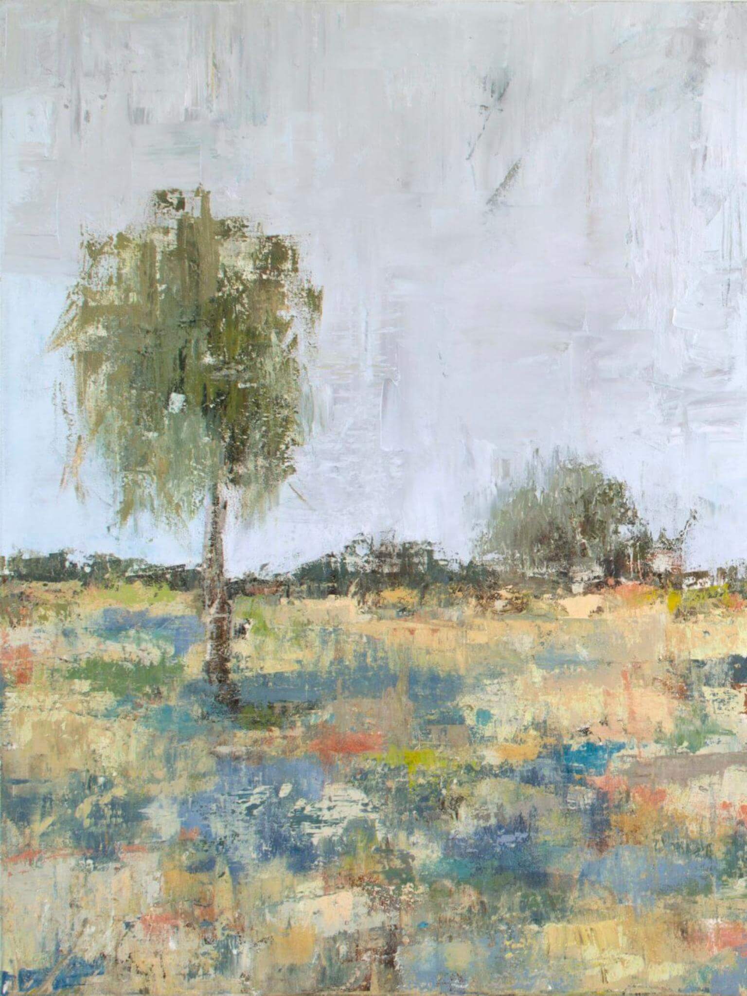 Spring Day I Artist Enhanced Canvas Print by John Beard Collection - main product image for Resin Society