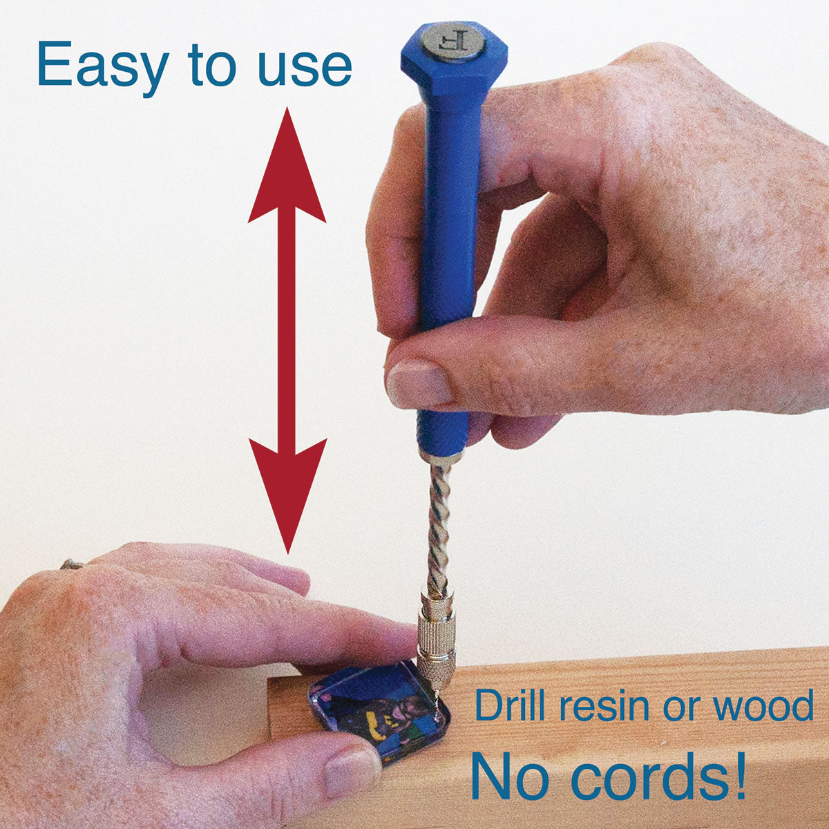 Spring Drill - the easiest drill for resin jewelry by Little Windows Brilliant Resin and Supplies - Resin Society